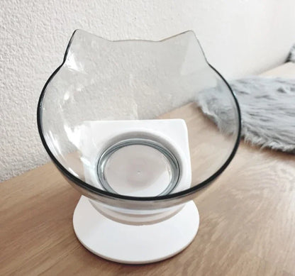 Single / Double Cat Shaped Bowl with a Stand