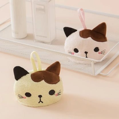 Cute Cat Fleece Towel