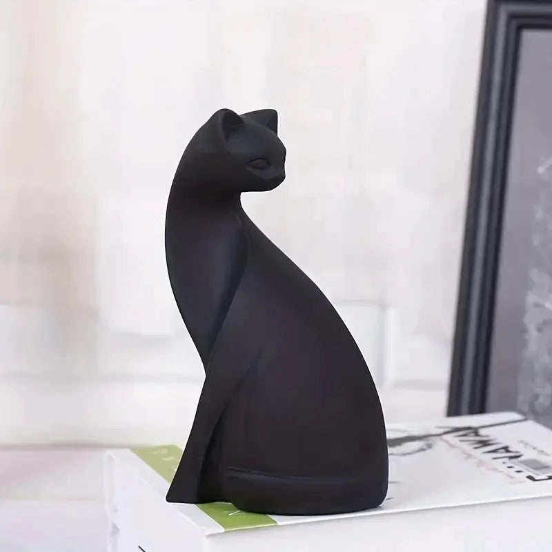 Resin Cat Couple Statues